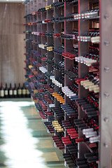 rows of wine
